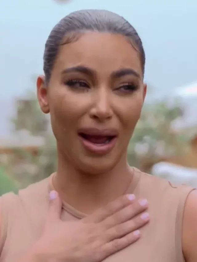 Kim Kardashian says ‘it’s hard’ and breaks down in tears